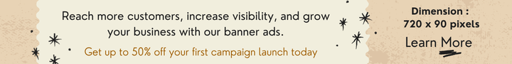 Ads Web Banner : 720 x 300 (Sample 2)